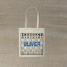 Totebag - Tablero de Ajedrez azul