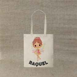 Totebag - Hada rosa
