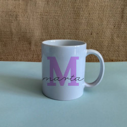 Taza - Letra Color