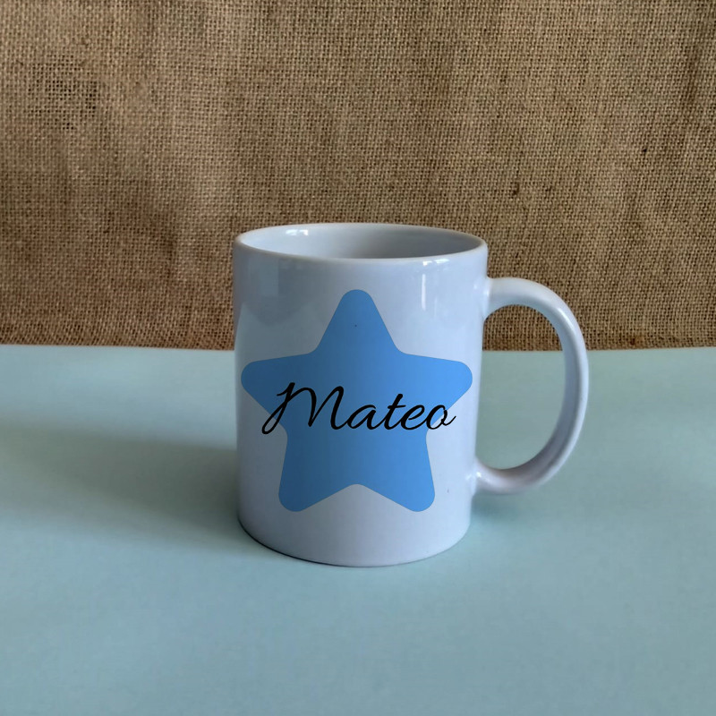 Taza - Estrella colores