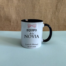 Taza - Equipo de la Novia/Equipo del Novio