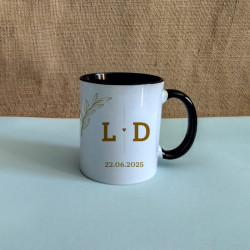 Taza - Boda Iniciales
