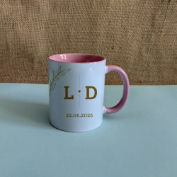Taza - Boda Iniciales