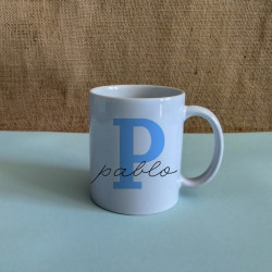 Taza - Letra Color