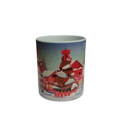 Taza básica - Navidad Roja