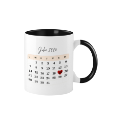 Taza - Fecha Calendario