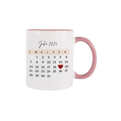 Taza - Fecha Calendario