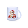 Taza translucida - Perrito navidad