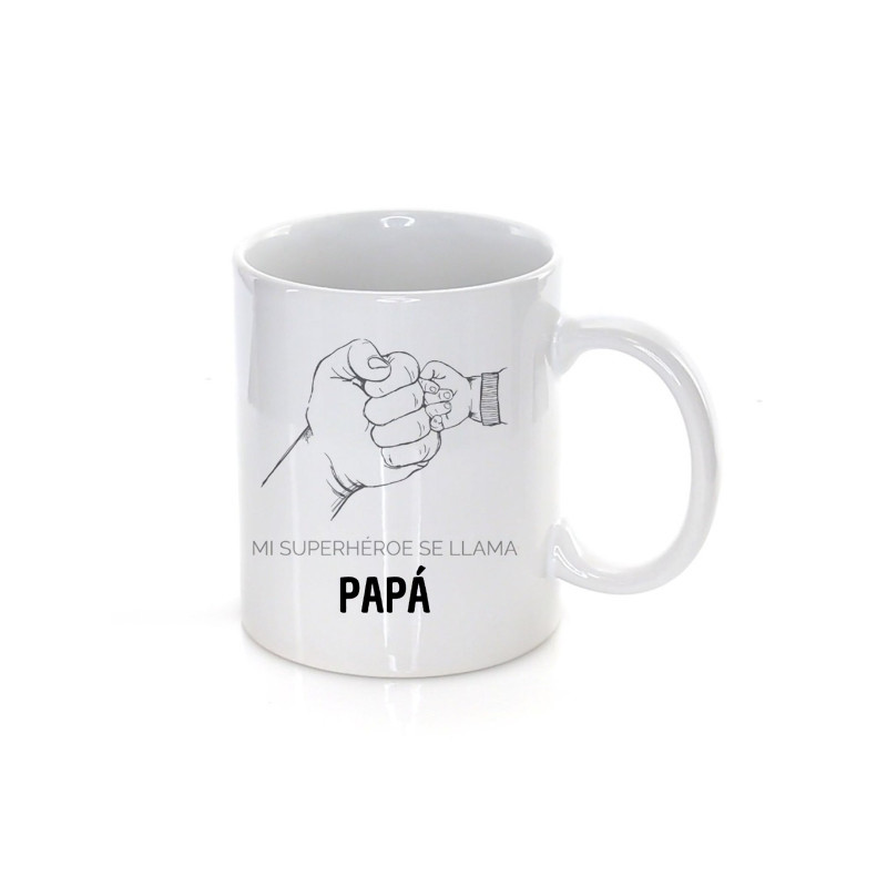 Taza - Mi superheroe se llama papa