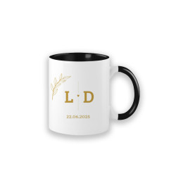 Taza - Boda Iniciales
