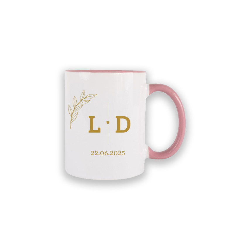 Taza - Boda Iniciales